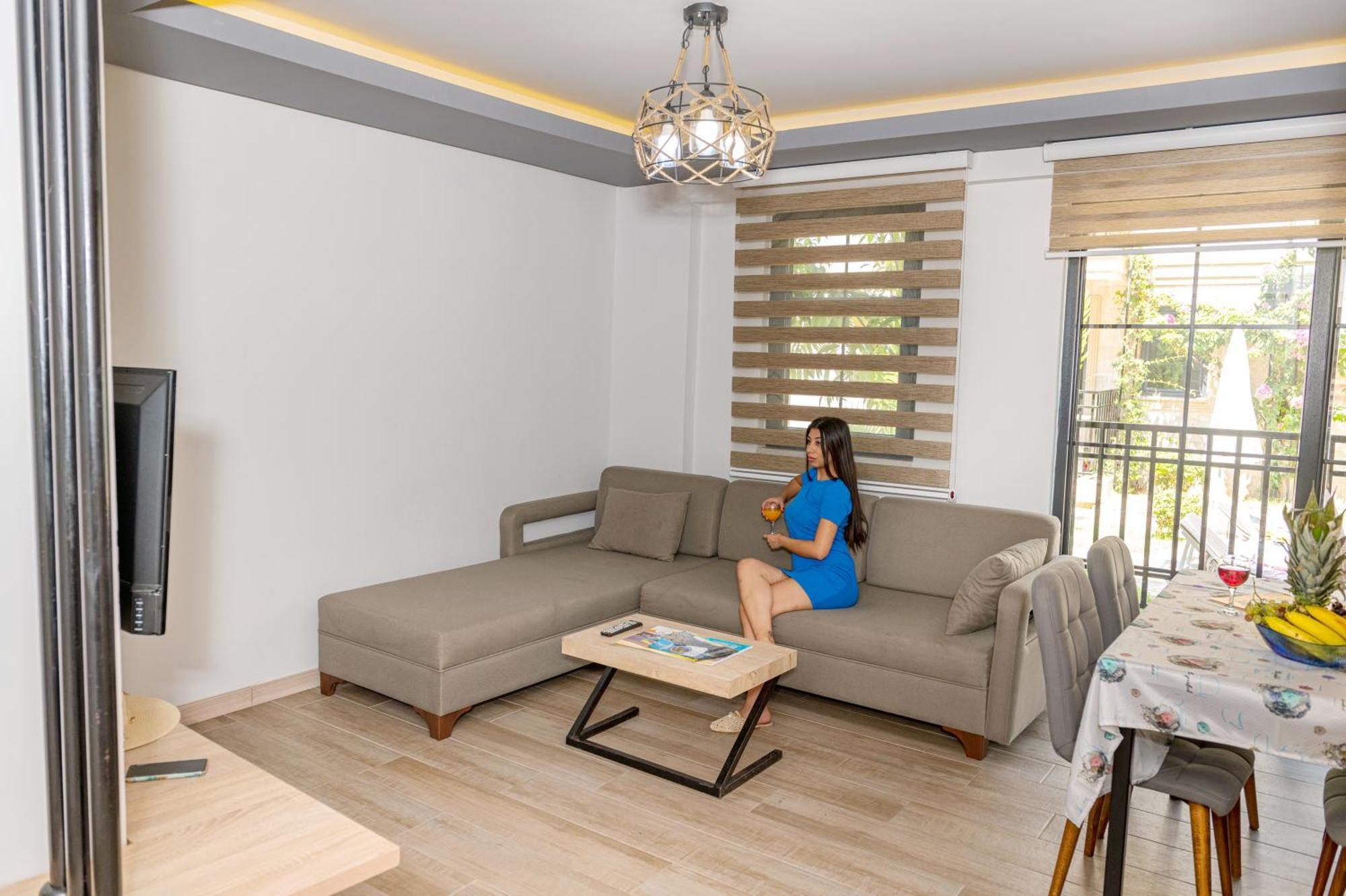 Yasam Park Apart Hotel - Fethiye Calis Beach Стая снимка